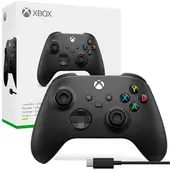 MICROSOFT - Mando xbox one series xs cable usb-c compatible con pc - negro