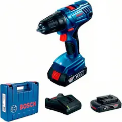 BOSCH - Taladro Atornillador GSR 180-LI 18V + 2 Bat x 2.0Ah MP