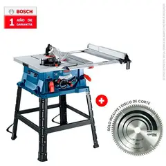 BOSCH - Sierra de mesa 1800w gts 254 + 1 disco de 254mm