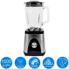 DAEWOO - Licuadora Plateada 1.5L 1000W 2 velocidades DBL-1700c