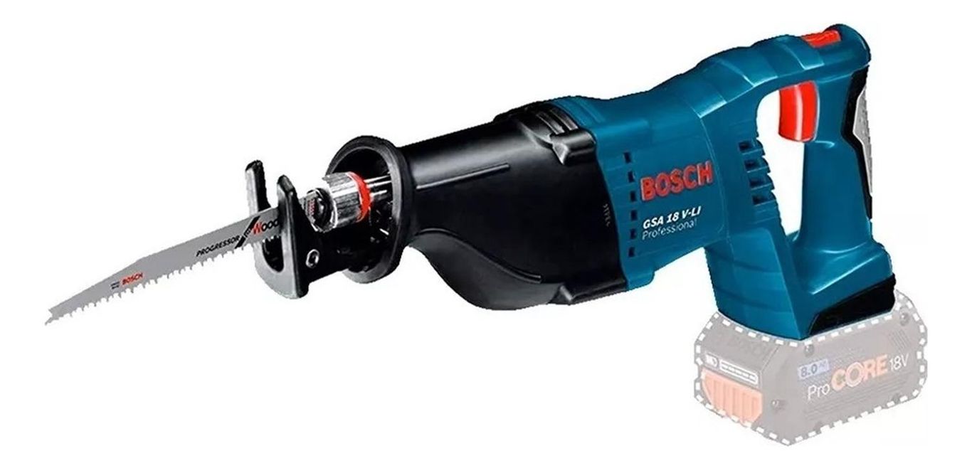 Sierra Sable Inalámbrica Bosch GSA 18V-LI 2700 Cpm (Baretool