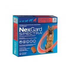 NEXGARD - Antipulgas Spectra Perros Gigantes 30-60Kg X3 Tabletas