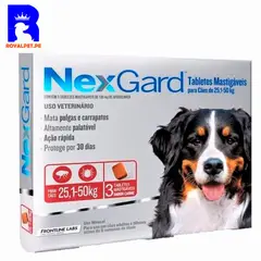NEXGARD - Antipulgas Para Perros 25-50 Kg x3 Tabletas