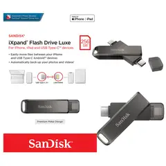 SANDISK - IPhone Memoria USB Type C Dual 256 GB Ixpand
