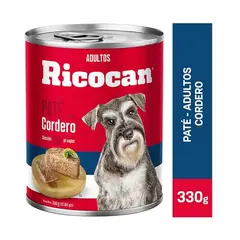 RICOCAN - Paté Lata Cordero Adultos 330 gr