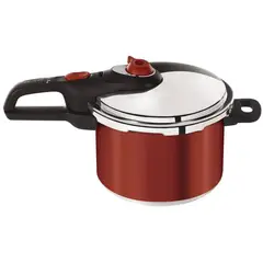 TEFAL - Olla a Presion de Aluminio 5.7 litros T-Fal Secure 5 - Rojo
