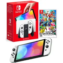 NINTENDO - Consola Switch Oled Blanco  Super Smash Bros.