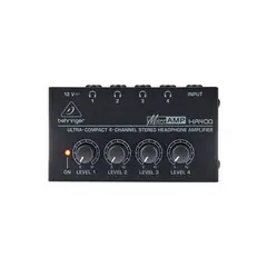 Behringer - Amplificador de audifonos behringer ha400 stereo 4 canales