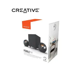 CREATIVE - Parlante para pc 2.1 pebble plus 45° - negro