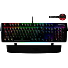 HYPERX - Alloy mkw100 teclado mecanico 100 + reposa muñeca - red inglés