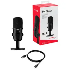HYPERX - Micrófono hyper x solocast usb para streamers - condensador