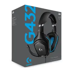 LOGITECH - Audífono g432 gamer 7.1 usb - negro