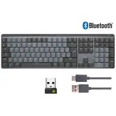 LOGITECH - Teclado MX Mechanical bluetooth Grafito Retroiluminado