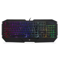HP - TECLADO GAMING CON ILUMINACIÓN LED K110 NEGRO