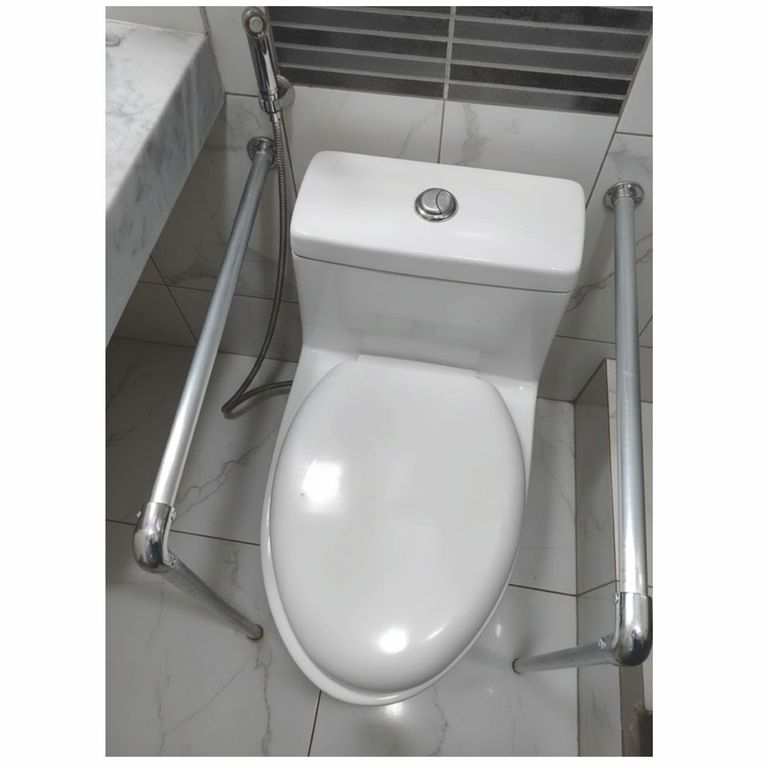 SOPORTES LATERALES DE ALUMINIO PARA INODOROS