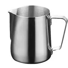 LIMA CON CAFEINA - Jarra Barista - Acero Inoxidable Pulido Latte Art - MILK PITCHER JUG