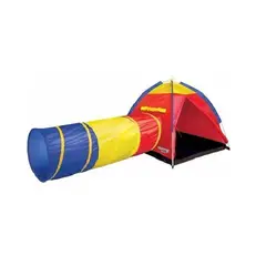 GENERICO - Carpa Casita Con Túnel 2 en 1