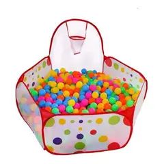 GENERICO - Piscina De Tela Para Pelotas Rojo
