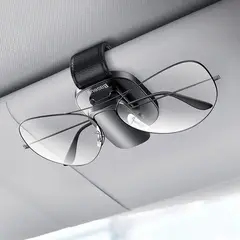 BASEUS - Clip Sujetador Soporte de Lentes Gafas para Auto
