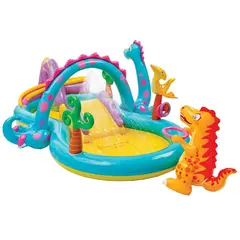 INTEX - - Piscina Inflable con centro de juegos Dinoland