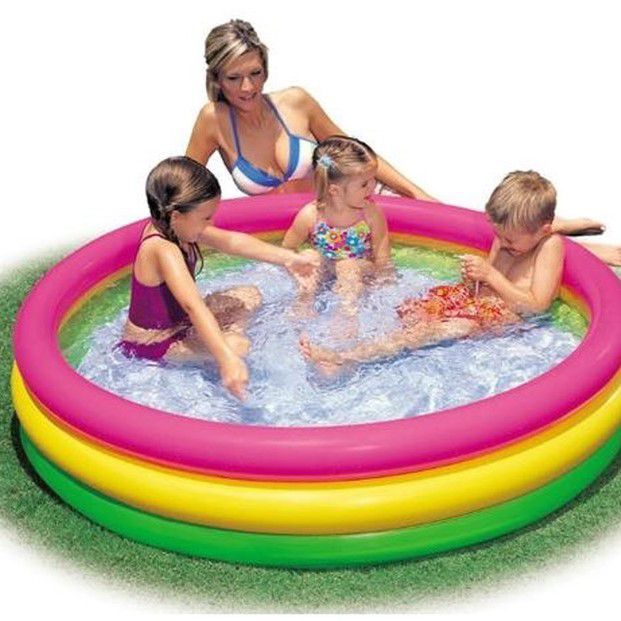 Intex - Piscina Inflable multicolor con base inflable