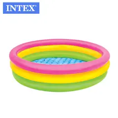 INTEX - - Piscina Inflable multicolor con base inflable