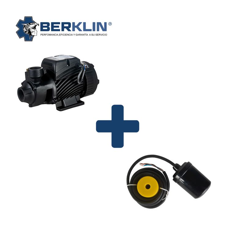 BOMBA PERIFERICA DE 0.5 HP CON ELECTRONIVEL BOYA