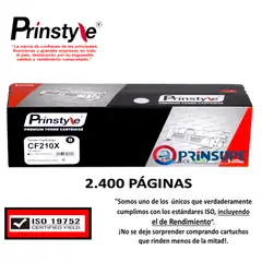 PRINSTYLE - TONER PRINSTYLE 131X CF210X NEGRO 2.400PÁG.ISO DE RENDIMIENTO 19752