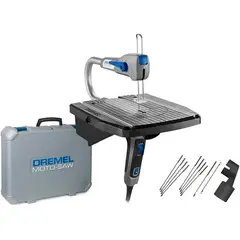 DREMEL - Moto saw sierra caladora de banco + 10 accesorios