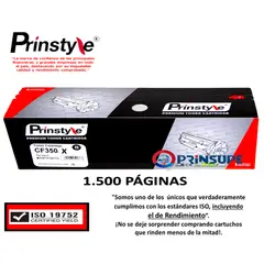 PRINSTYLE - TONER 130X CF350X NEGRO 1.500PÁG.ISO DE RENDIMIENTO 19752