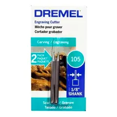 DREMEL - Fresa De Grabado Redonda 1/32" 105