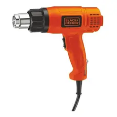 BLACK+DECKER - Pistola de calor 1500w black decker hg1500-naranja..