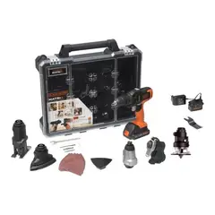 BLACK+DECKER - Taladro InalÃ¡mbrico 20V Matrix Kit 6 en1 Black + Decker MTX20K6A-B2C.