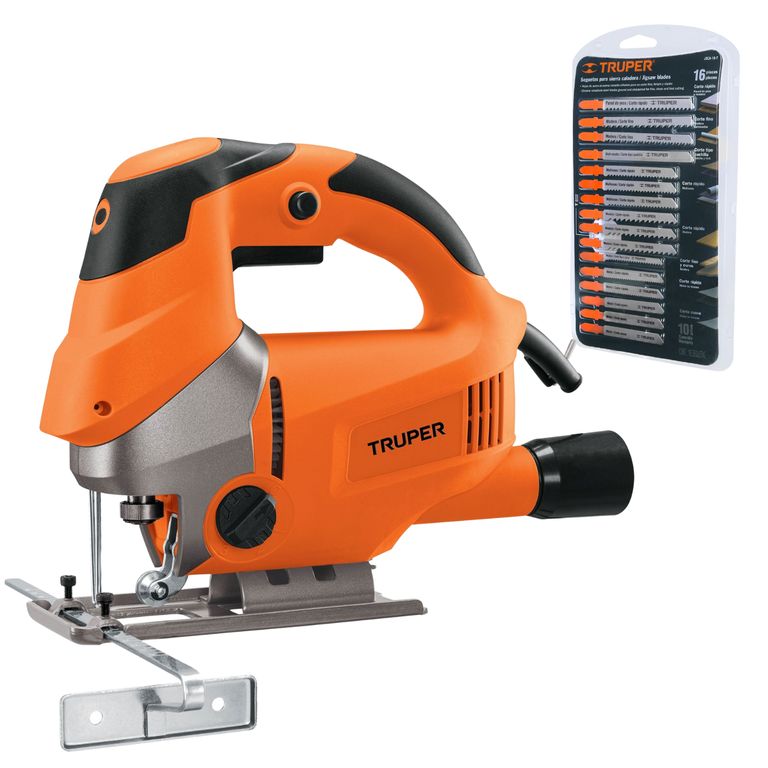 Sierra Caladora Profesional 750W + 16 Seguetas Truper