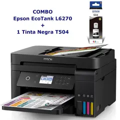 EPSON - Impresora L6270 + 1 T504 negra adicional