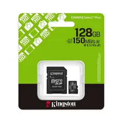 KINGSTON - Memoria Microsd Kingston 128Gb + Adaptador Sd