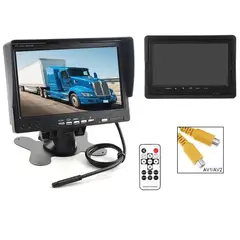 GENERICO - Pantalla 7 Pulgadas AV HD Retroceso 12-24v Camión Ómnibus