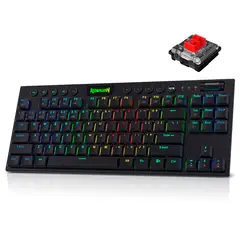 REDRAGON - K621 Horus TKL Teclado mecánico inalámbrico RGB Ultradelgado