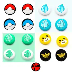 VARIOS - Pack 4 und Grips Nintendo Switch JoyCon Mando Joystick Diseñ Aleatorio