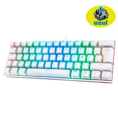 VSG - Teclado mecanico mintaka blanco 60% con luz rgb-switche blue