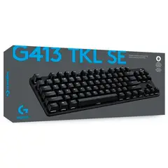 LOGITECH - Teclado Gamer G413 SE TKL Led White Mecánico
