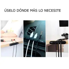 TOPK - Pack x2 - Organizador De 5 Cables