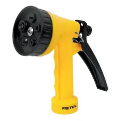 PRETUL - Pistola para riego de 5 funciones plástica,