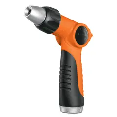 TRUPER - Pistola para riego 2 funciones plástica, boquilla regulable