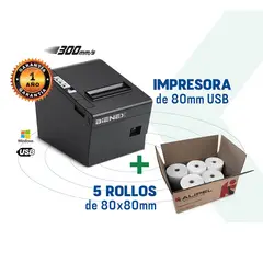 BIENEX - Impresora ticketera termica 80mm USB BIENEX.