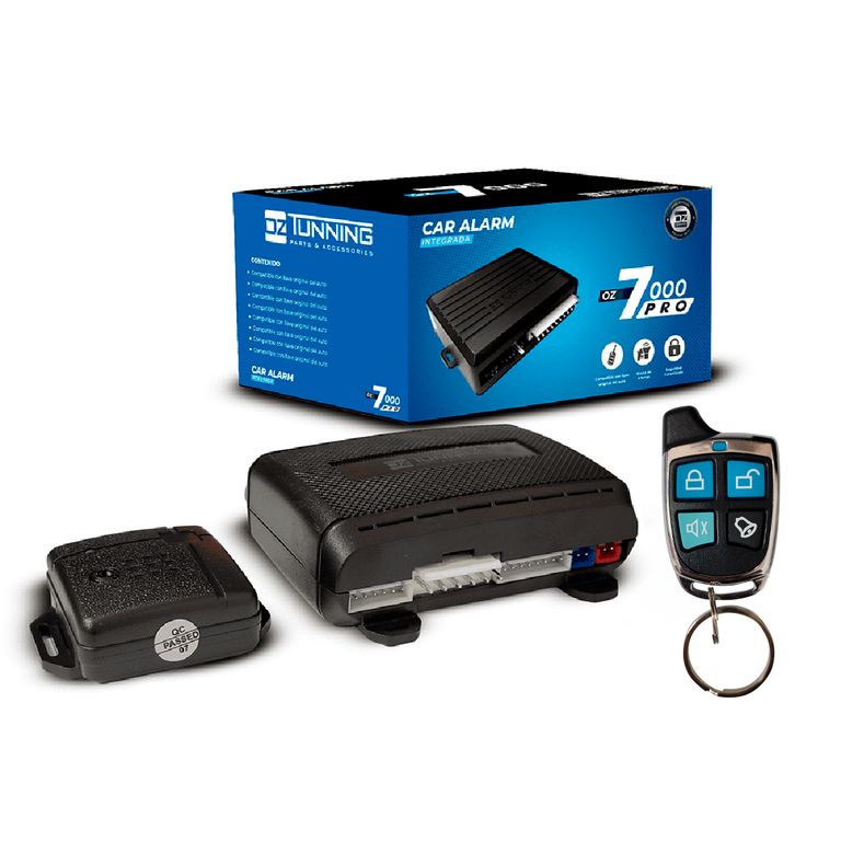Alarma de Auto Reforzada Integrada Oz-7000 Pro Llavero