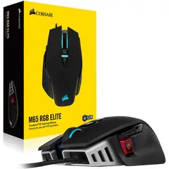 CORSAIR - Mouse Gamer M65 RGB Elite 18K DPI - Negro