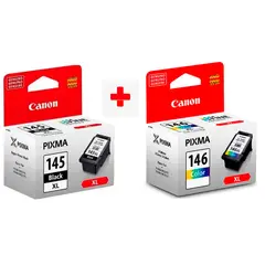 CANON - Combo Cartucho 145 Xl Y 146 Xl Pg-145xl Cl-146xl