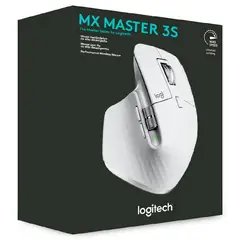 LOGITECH - Mouse Mx Master 3S Multidispositivo Wireless Bluetooth MacWin - Blanco