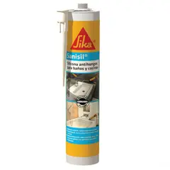 SIKA - Silicona para baños y cocinas blanco Sanisil x 280 ml